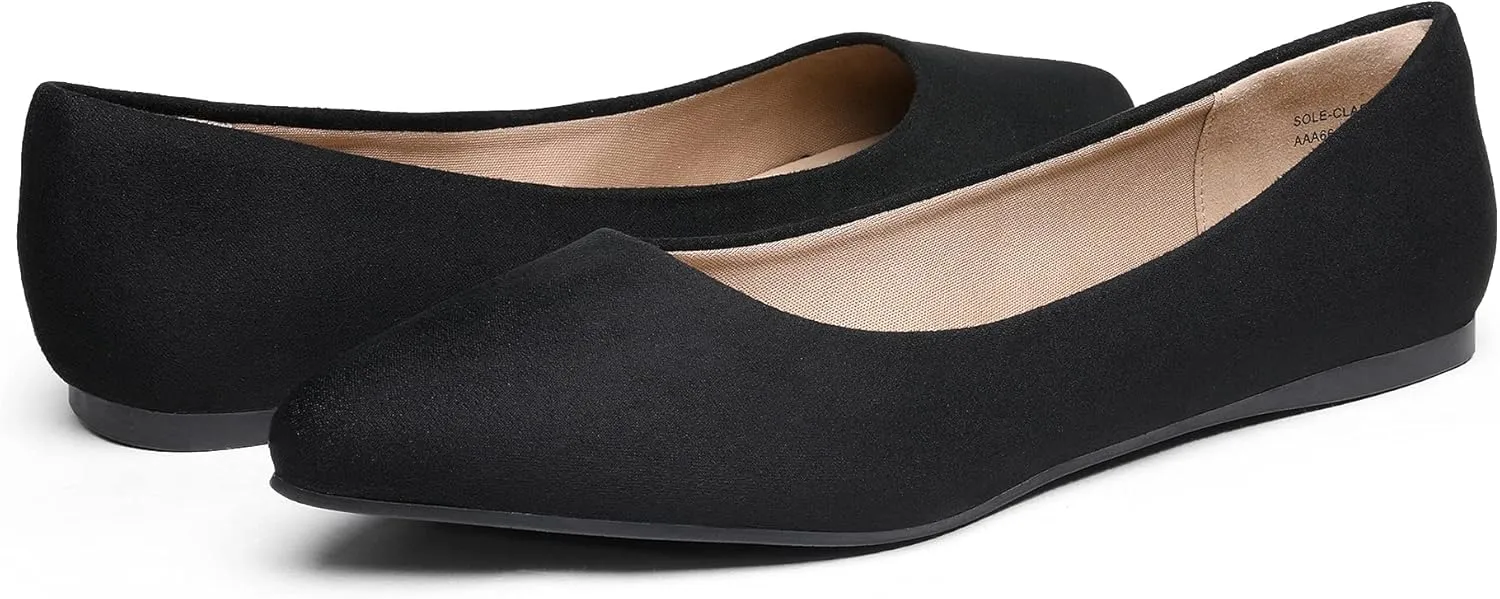 Women's Dress Pointed Toe Flats Ballet Comfort Soft Slip On Casual Flat Shoes for Work Office extreme infuriate jeans creation Business DREAM PAIRS 