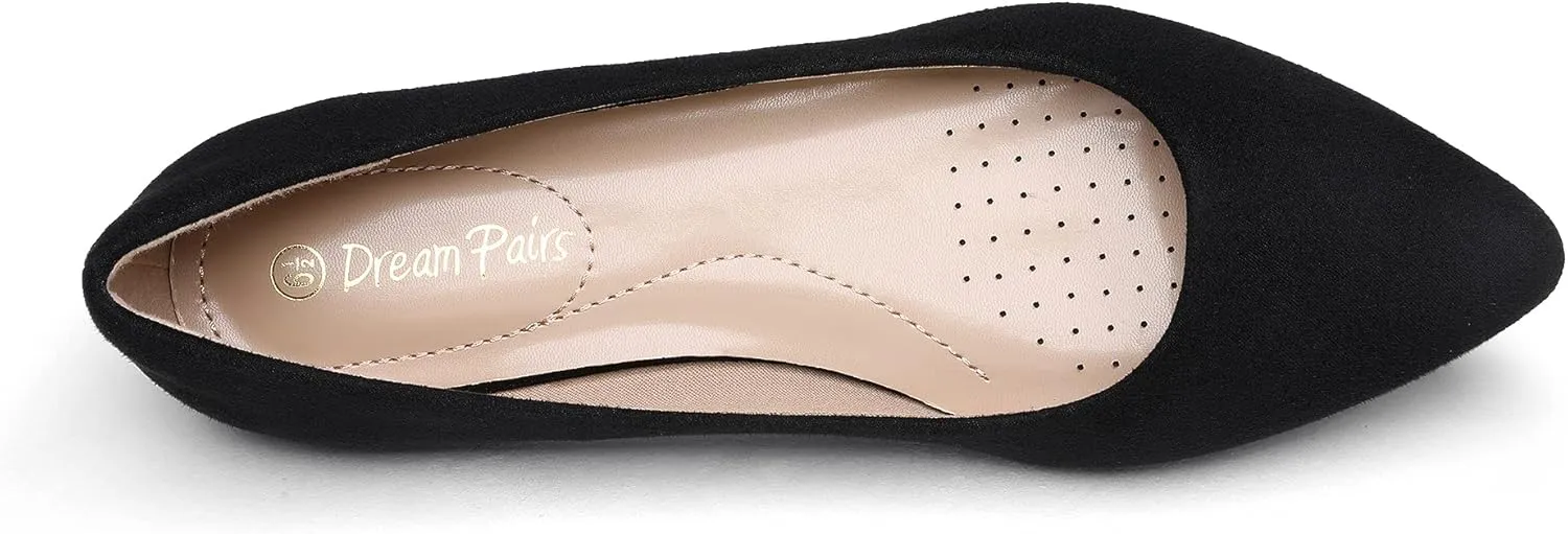 Women's Dress Pointed Toe Flats Ballet Comfort Soft Slip On Casual Flat Shoes for Work Office extreme infuriate jeans creation Business DREAM PAIRS 