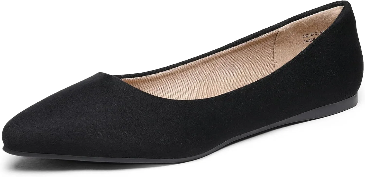 Women's Dress Pointed Toe Flats Ballet Comfort Soft Slip On Casual Flat Shoes for Work Office extreme infuriate jeans creation Business DREAM PAIRS 