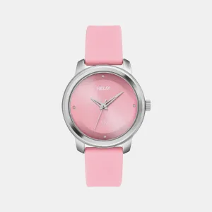 Women's Pink Analog Silicone Watch TW048HL14