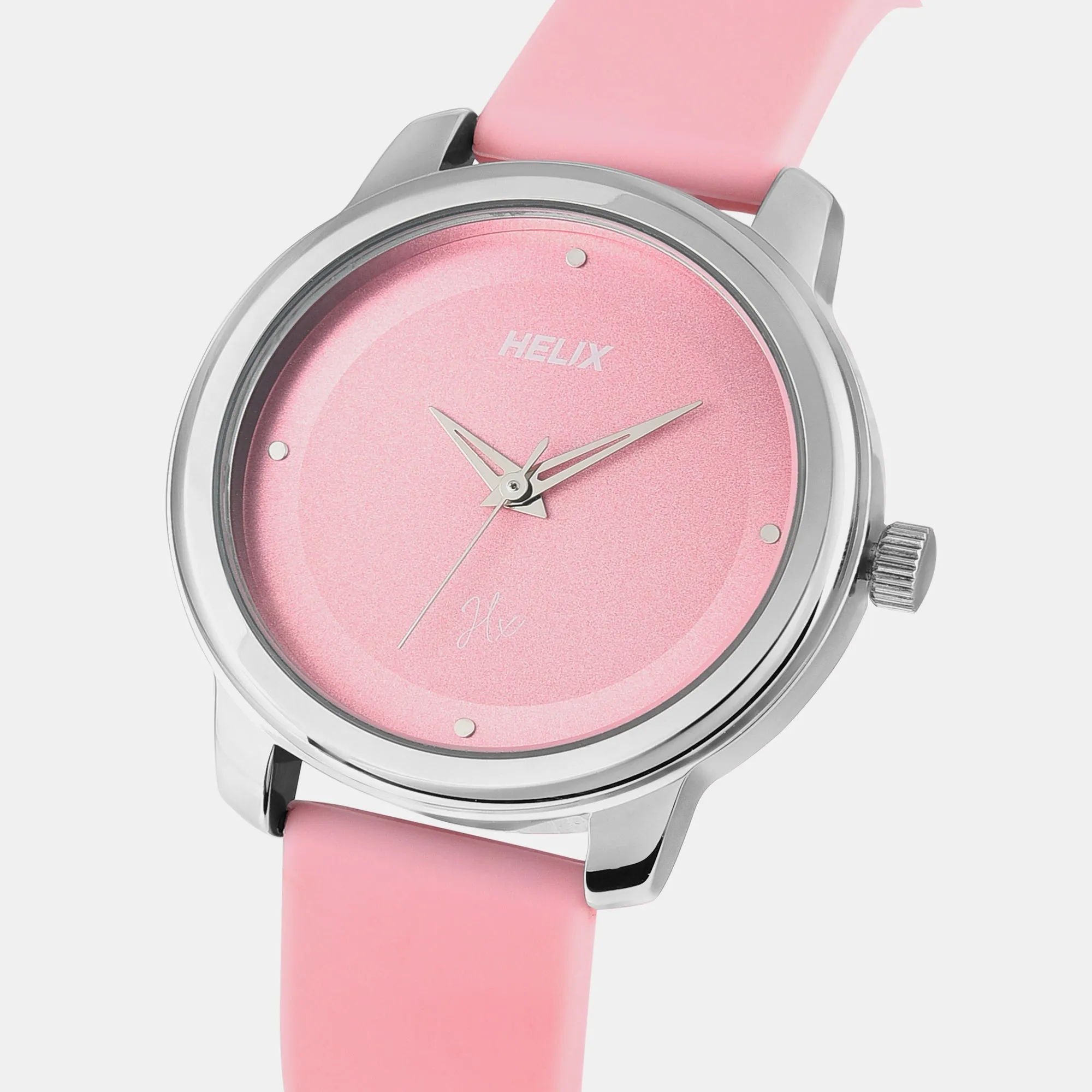 Women's Pink Analog Silicone Watch TW048HL14