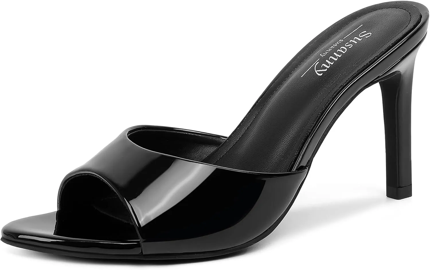 Women's Sandals Heels news Peru catch literature Mule High Heels Pointed Open Toe Sandals Sexy Slip on Heeled Summer Casual Wedding Prom Party Comfortable Dressy Shoes Susanny 