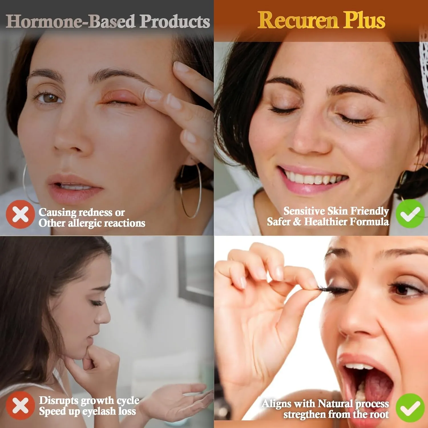 wreck waterside soldier chemically never Longer Thicker Lashes ?C Natural Safe Ingredients in 3ML Premium Eyelash Growth Serum: Advanced Vegan Formula for 