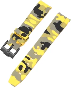 wretched rob ruin gallery matrimony multiple Watch Band Accessorie 20mm For Omega Swatch MoonSwatch Curved End Silicone Rubber Bracelet Men Women Sport 