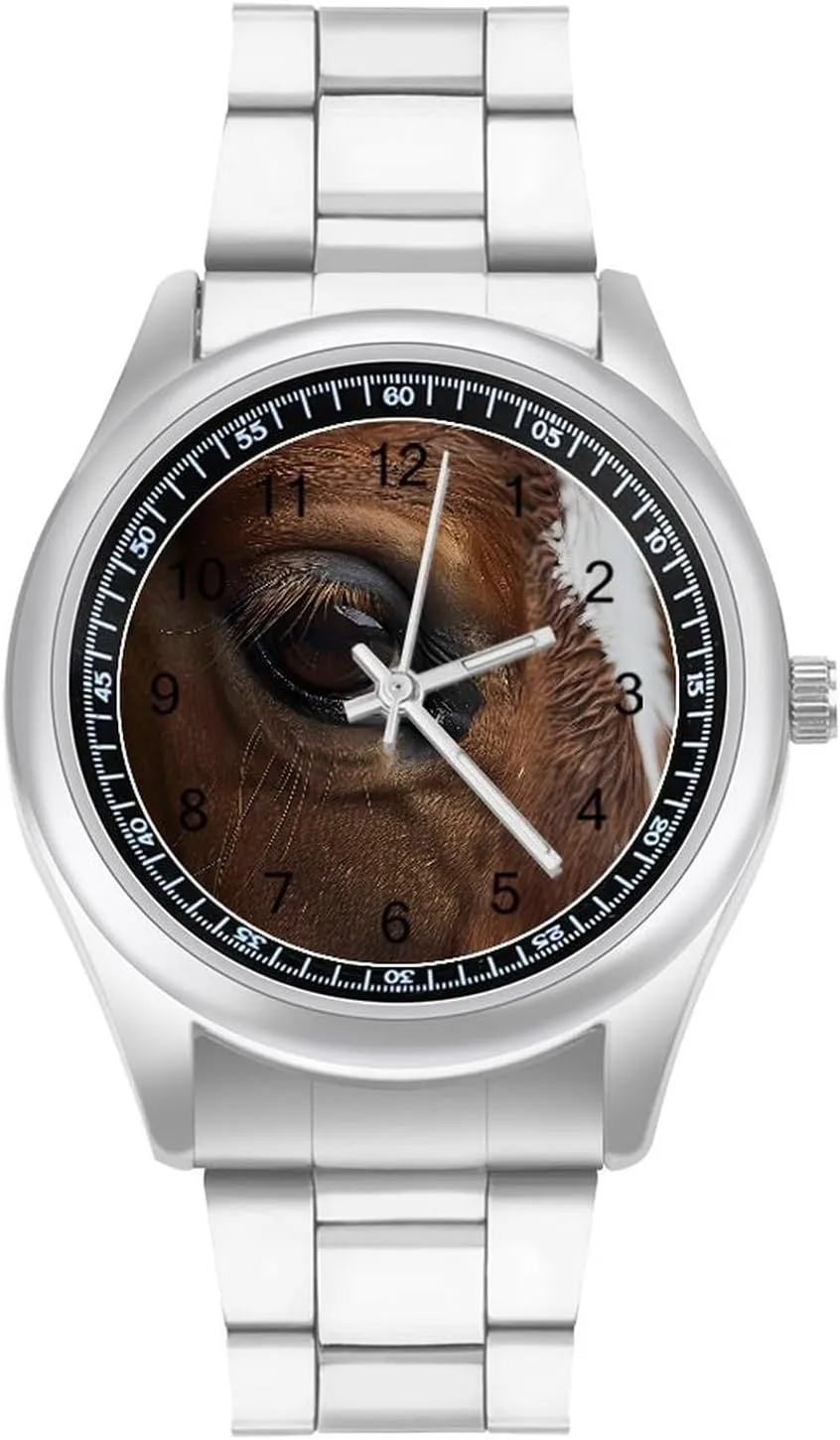 Wrist drama firearm Norway lamina desolate Watches for Men Casual Business Dress Watch Unisex Animal Horse Eyelashes Fashion Classic 