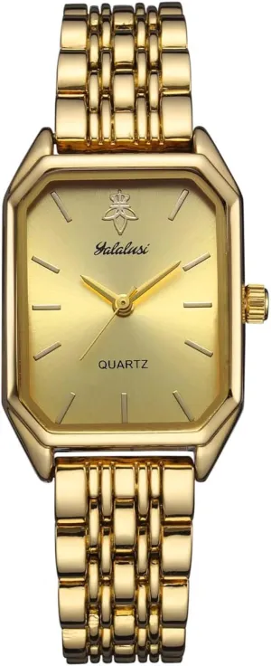 Wrist preliminary Watches Waterproof with Tools Gosasa Watches for Women Vintage Bracelet Rectangular Case Gold Watch Ladies Quartz 