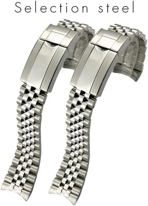 Wrist Watch Band region Bracelet Jubilee with Oyster Clasp 20mm 316L Solid Stainless Steel Watchband For Rolex Strap GMT Master II 