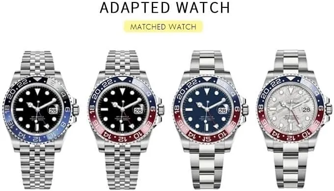 Wrist Watch Band region Bracelet Jubilee with Oyster Clasp 20mm 316L Solid Stainless Steel Watchband For Rolex Strap GMT Master II 