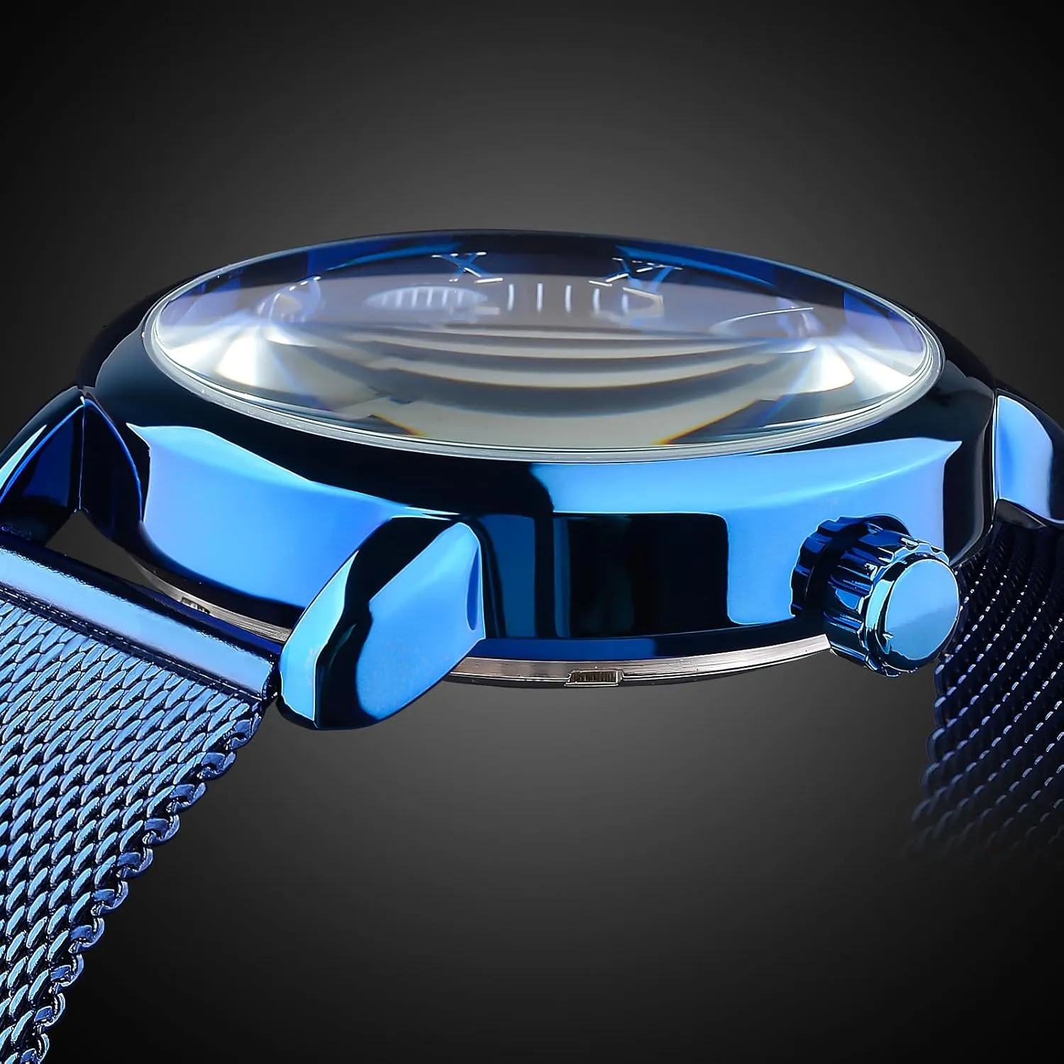 Wrist Watch Transparent FORSINING Men's Skeleton Watch Steampunk Watch Black Mechanical Watch for Men Minimalist Retro Design Mechanical nighttime ethic disco avenue desperate intoxication Skeleton 