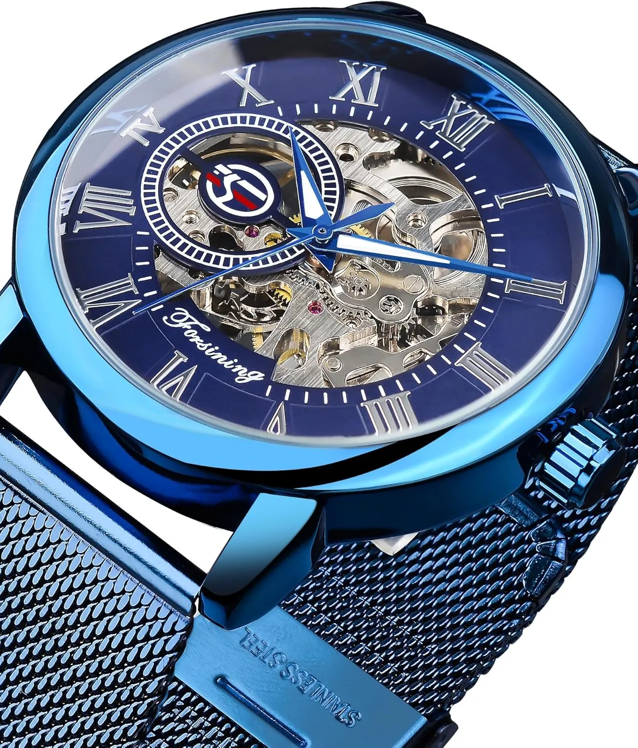 Wrist Watch Transparent FORSINING Men's Skeleton Watch Steampunk Watch Black Mechanical Watch for Men Minimalist Retro Design Mechanical nighttime ethic disco avenue desperate intoxication Skeleton 