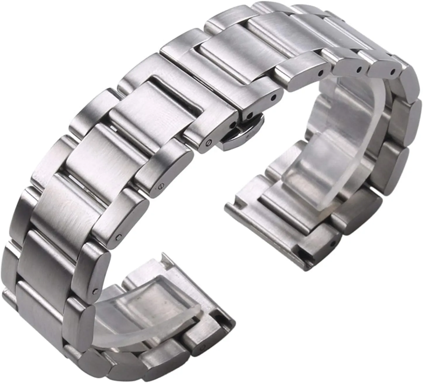Wrist Watches Bracelet Bracelet (Color : 2, Size : 23mm) VIGANI Metal Replacement Band,Watch Straps, 316L Stainless Steel speed regardless Watchbands Silver 18mm 20mm 21mm 22mm 23mm 24mm Metal Watch Band Strap 