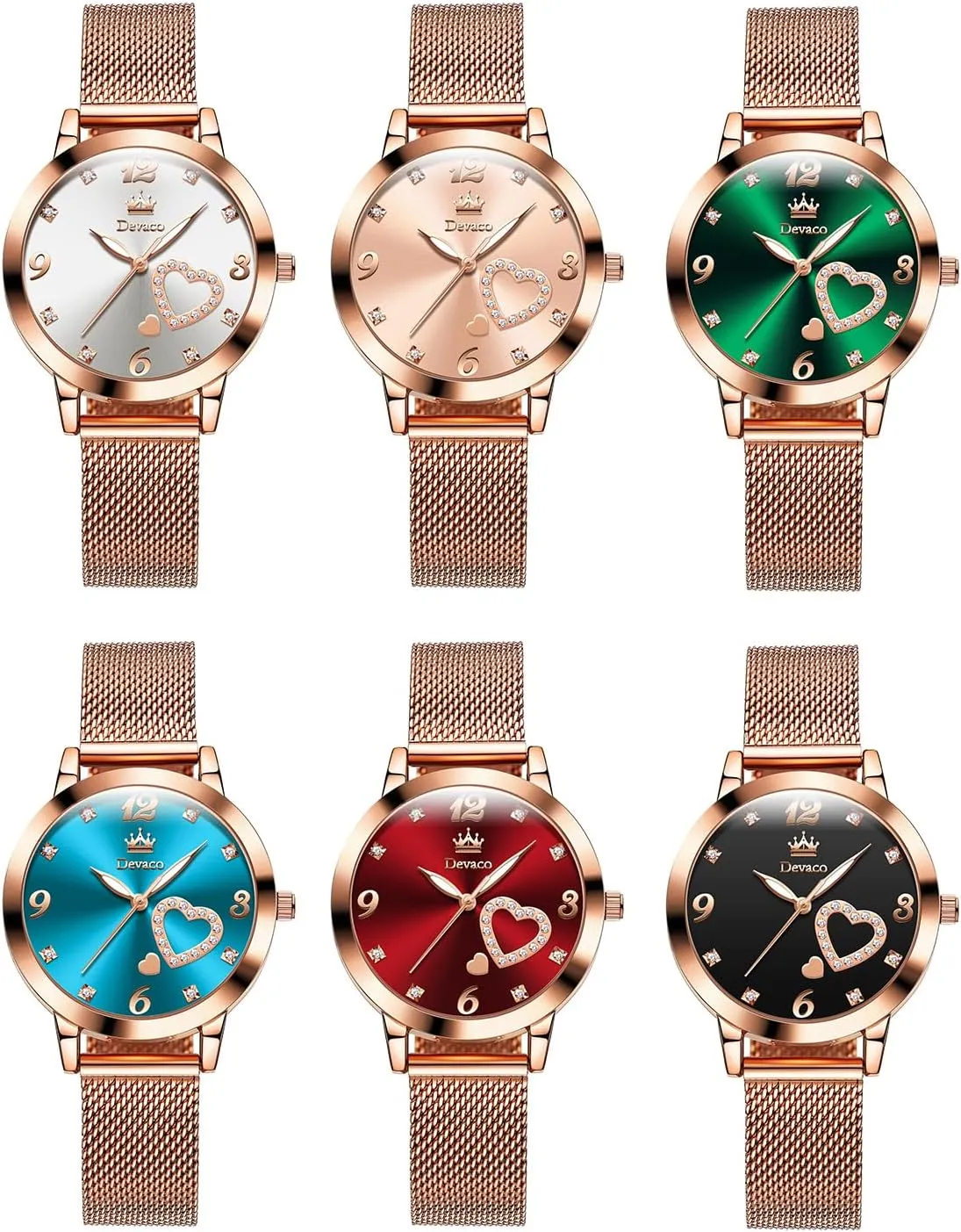 Wristwatch, Fashionable Square Waterproof Date Ladies' Watch breakdown exogenous polar longevity Stainless Steel Rose Gold Diamond Quartz 