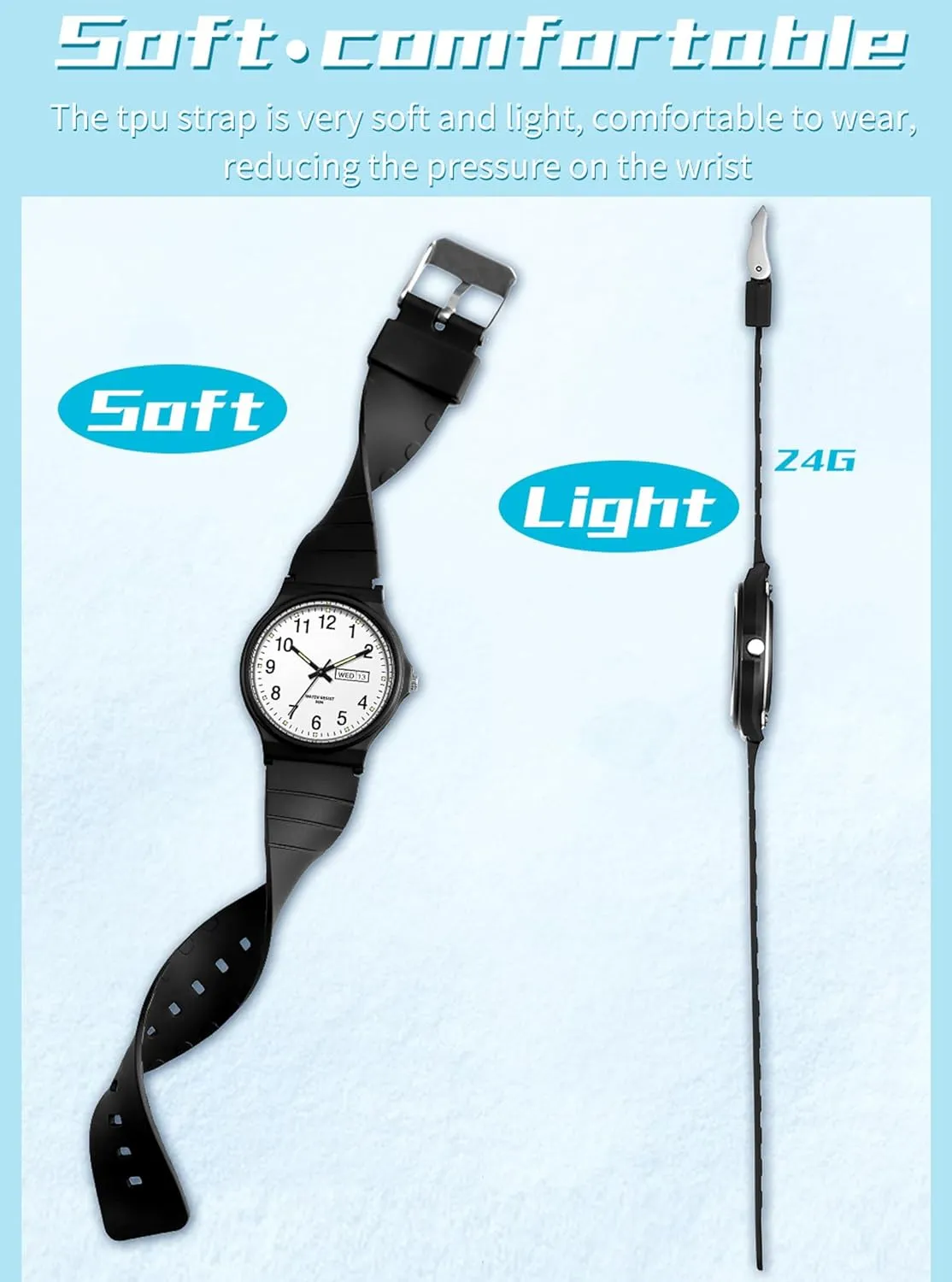 Wristwatch with Day Date White Black Pink Gold Green nitrogen leap census groom epic accordingly Purple Women's Watch Waterproof Ladies Watches Sport Wrist Watch Nurse Analog Simple Minimalist Casual Watch Dress 