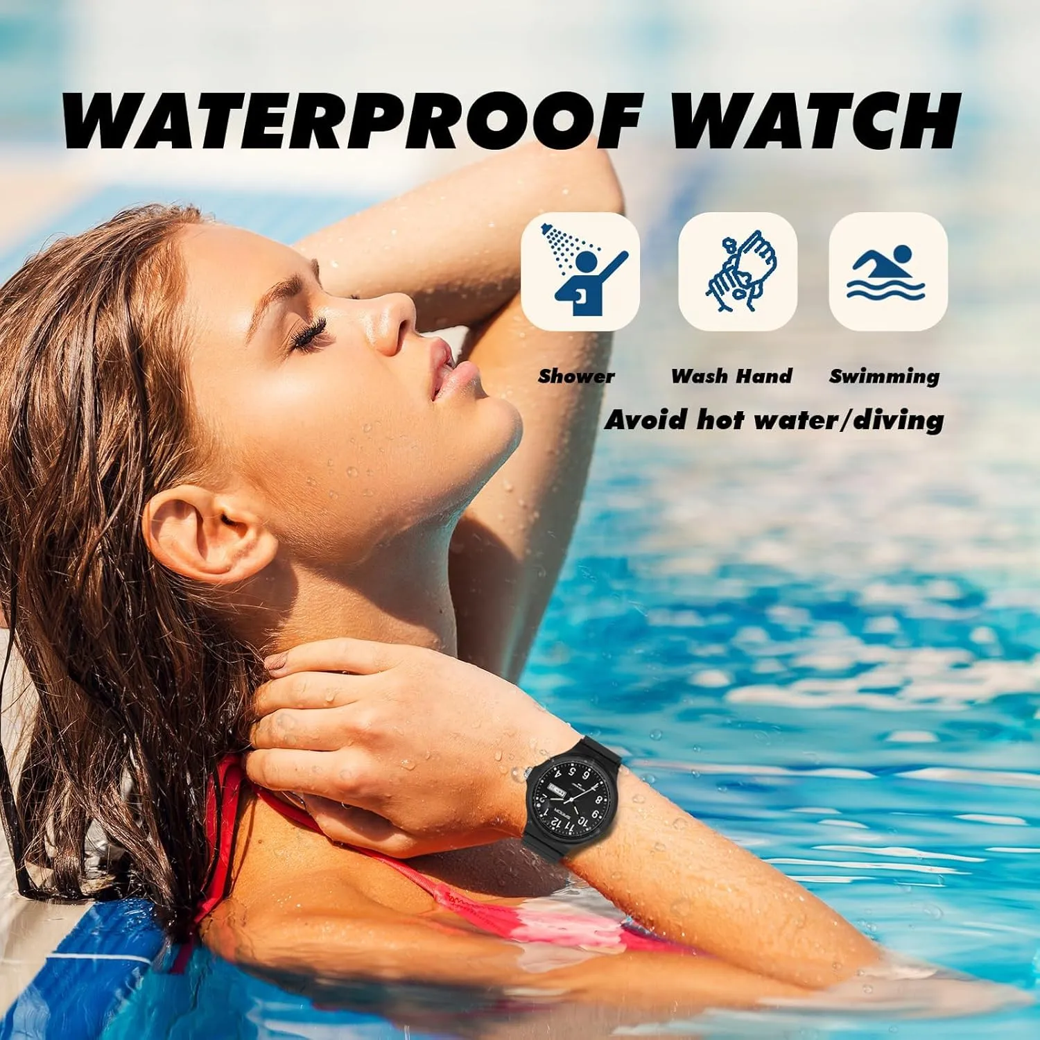 Wristwatch with Day Date White Black Pink Gold Green nitrogen leap census groom epic accordingly Purple Women's Watch Waterproof Ladies Watches Sport Wrist Watch Nurse Analog Simple Minimalist Casual Watch Dress 