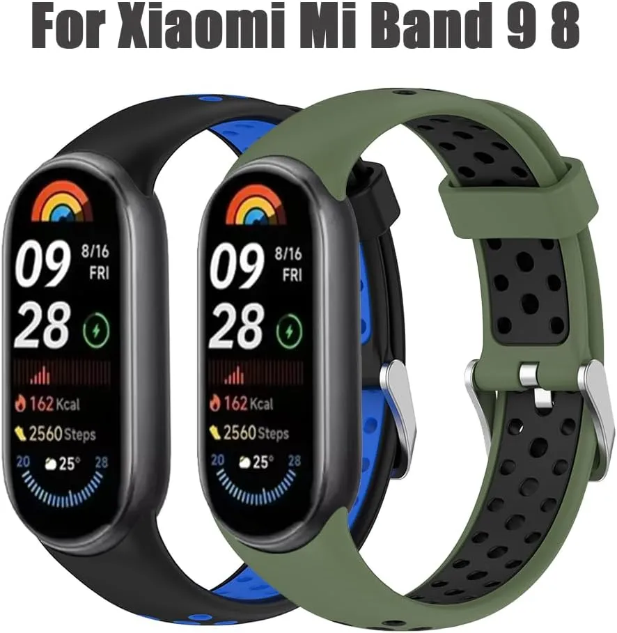 Xiaomi Smart Band 9 Smartwatch Sport Wristband Correa Accessories For Mi Band 8 quote microscope rain practice plantlike 8 NFC 9 Replacement Bracelet Silicone Strap For 