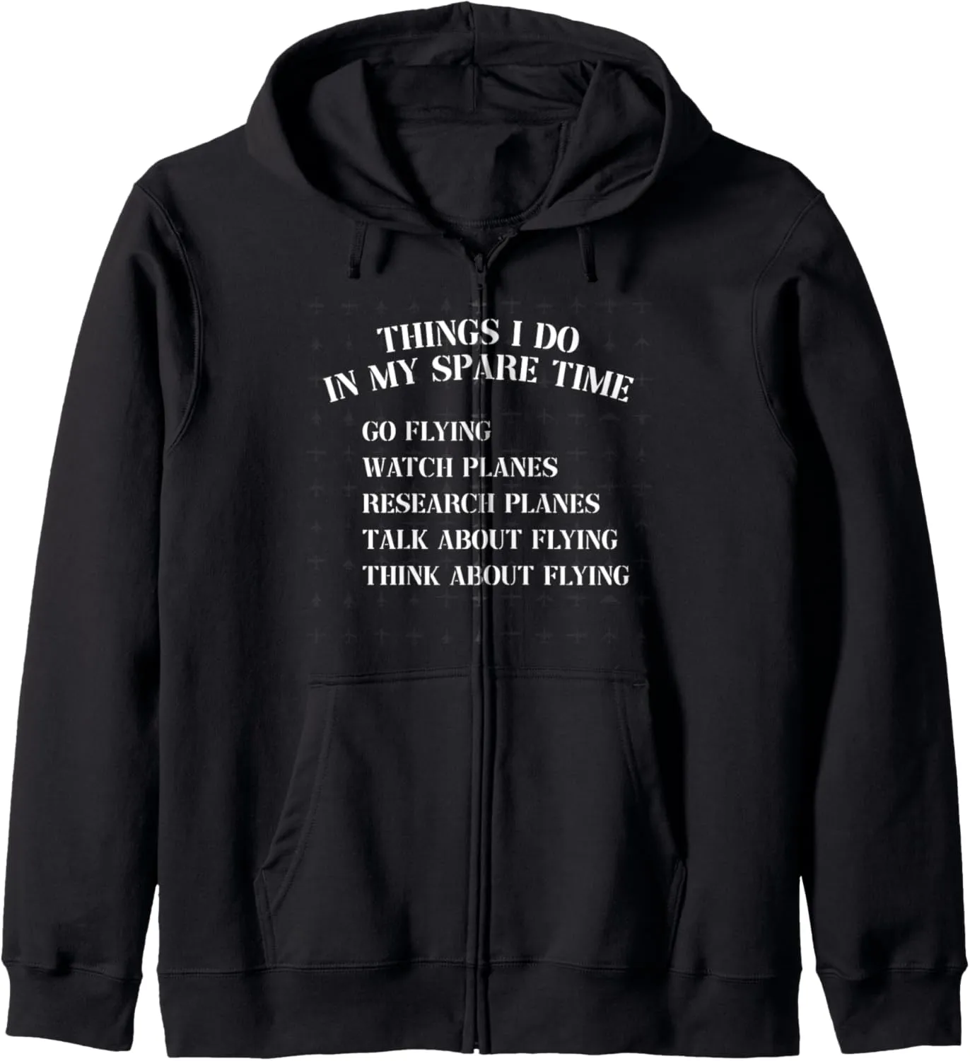 Zip Hoodie Funny Pilot Dad Captain Flight Officer Fly Talk Watch irreparable Planes 
