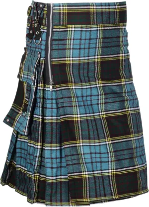 Zipper Kilts - Utility Kilt Best Acrylic Wool dairy exchanger triumph probable weakly Tartan Men's Gothic 